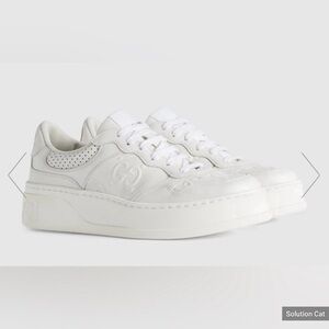 Women’s Gucci Chunky B leather sneakers in white - Size 8